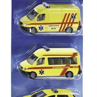 SIKU česká verze - set ambulance sada 3 aut