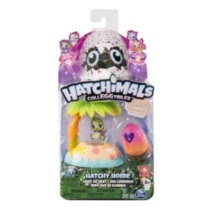 Hatchimals svítící hrací sada plážové hnízdo