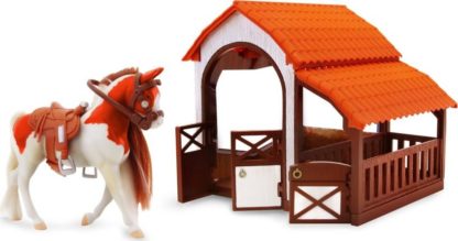 Royal Breeds - Kůň se stájí set 9 cm