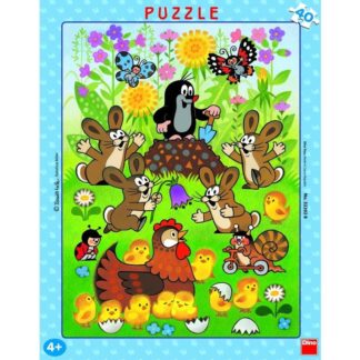 Puzzle Krtek a velikonoce 40 dílků