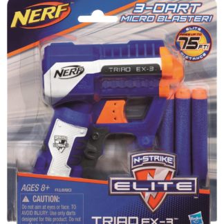 NERF elite kapesní pistole s 3 hlavněmi