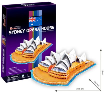 Puzzle 3D Opera v Sydney – 58 dílků