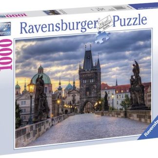 Puzzle Praha: Procházka po Karlově mostě 1000 dílků