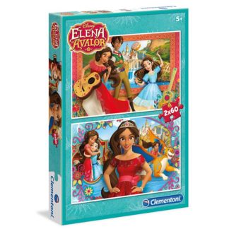 Puzzle Supercolor 2x60 dílků Elena z Avaloru