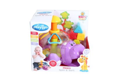 Playgro - Otáčivá vkládačka hroch