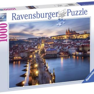 Puzzle Praha v noci 1000 dílků