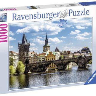 Puzzle Praha: Pohled na Karlův most 1000 dílků