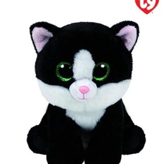 Beanie Boos plyšová kočička černo/bílá 24 cm