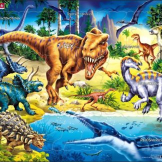 Puzzle Dinosauři z období křídy 57 dílků