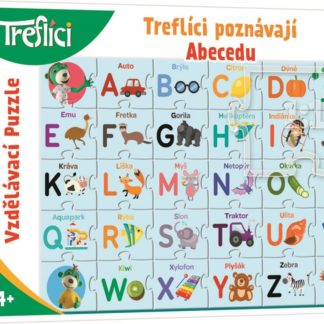 Vzdělávací puzzle 30 - Treflíci poznávají abecedu