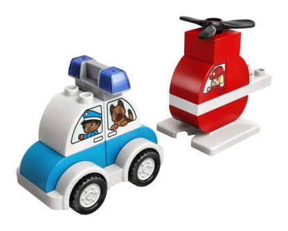 LEGO® DUPLO 10957 Hasičský vrtulník a policejní auto