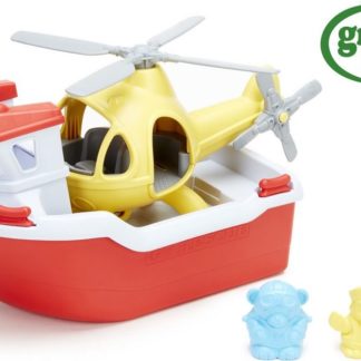 Green Toys Záchranný člun a vrtulník