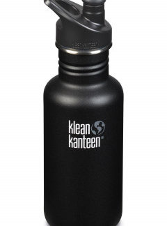 Nerezová lahev Klean Kanteen Classic w/Sport Cap 3.0 - shale black 532 ml