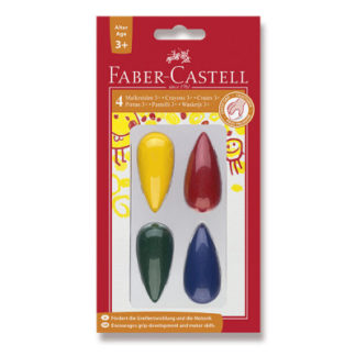 Pastelky Faber-Castell plastové - 4 barvy