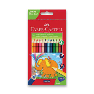 Pastelky Faber-Castell  Extra Jumbo - 12 barev