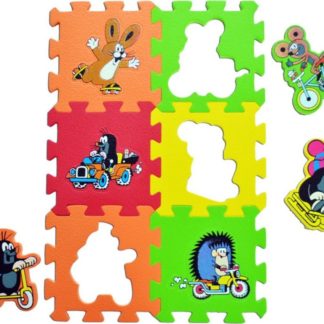 Puzzle pěnové krtek 6ks 6205