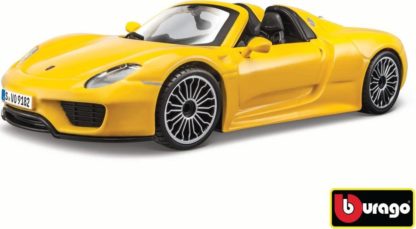 Bburago 1:24 Porsche 918 Spyder Yellow