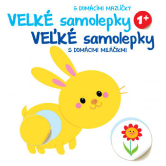 Velké samolepky s domácími mazlíčky - Králík