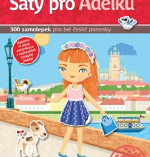 Šaty pro Adélku - kniha samolepek pro tvé české panenky