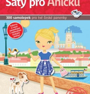 Šaty pro Aničku - kniha samolepek pro tvé české panenky