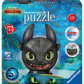 Puzzle-Ball Jak vycvičit draka 3: Bezzubka 72 dílků