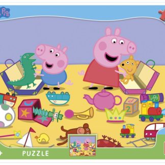 Puzzle 12 dílků Prasátko Peppa si hraje