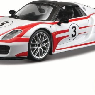 Bburago 1:24 Race Porsche 918 Weissach White