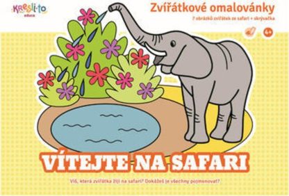 Zvířátkové omalovánky - Vítejte na safari