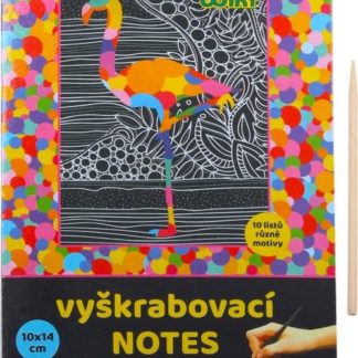 Vyškrabovací notes 10x14cm / 10 listů