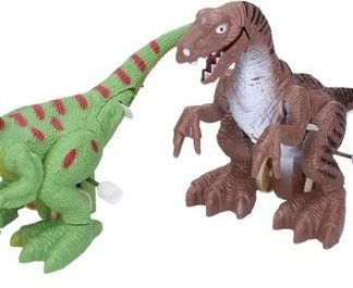 Dinosaurus na natažení se světelnými efekty 14 cm