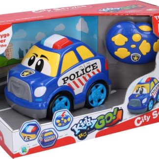 Kiddy Auto policie RC na dálkové ovládání s efekty 19 cm