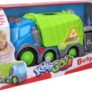 Kiddy Auto popelářské s efekty 31 cm 2 ks popelnice