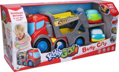 Kiddy Auto odtahovka s efekty 31 cm 2 auta 9 cm