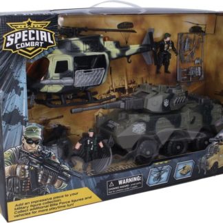 Vojenský set s figurkami tank 30 cm