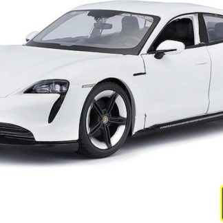 Bburago 1:24 Porsche Taycan Turbo S 2019 Carrara White