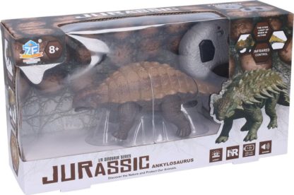 Dino Ankylosaurus RC na dálkové ovládání 24 cm