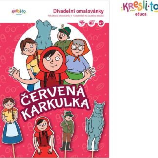 Divadelní omalovánky - červená karkulka