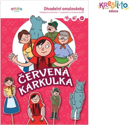 Divadelní omalovánky - červená karkulka