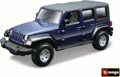 Bburago 1:32 Jeep Wrangler Unlimited Rubicon - metalic blue