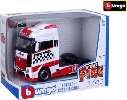 Bburago 1:43 MB Actros Gigaspace Red/White