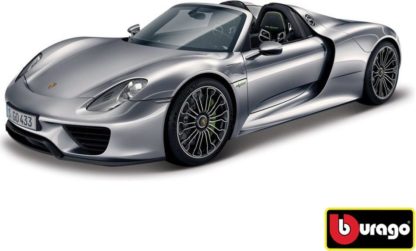 Bburago 1:24 Porsche 918 Spyder Metallic Grey