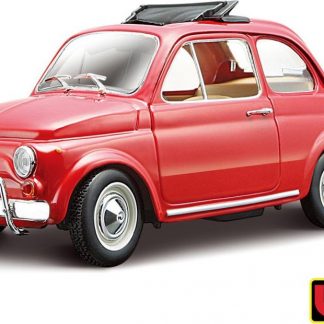 Bburago 1:24 Fiat 500L (1968) Red