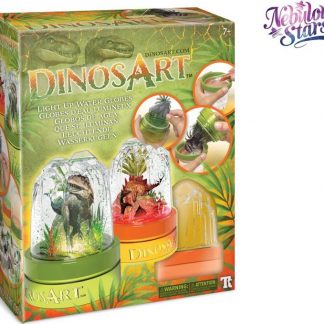 DinosArt nasvícené snežítko s dinosaurem