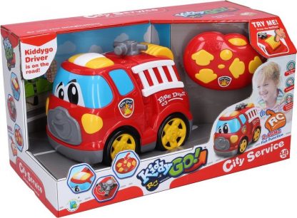 Kiddy Auto hasičské RC na dálkové ovládání s efekty 19 cm